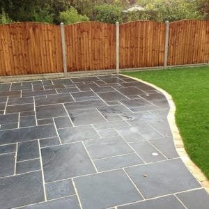 BLACK LIMESTONE PAVING SLABS