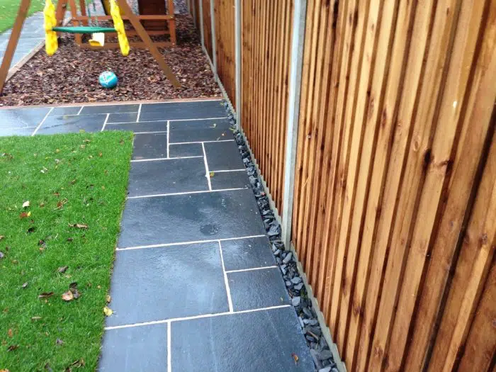 BLACK LIMESTONE PAVING SLABS