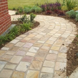 SANDSTONE COBBLES SETTS