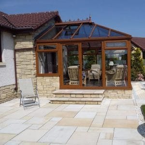 MINT GOOSE SAWN SANDSTONE PAVING